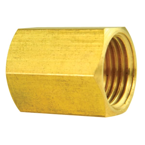 Brass Brake Line Union, 1/4 (7/16-24 Inverted), 100/box